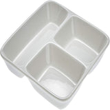 Symphony Collection – 24 cm White Ceramic Three - Section Square Tray & Platter - Al Kabayel Discount CentreSymphony Collection – 24 cm White Ceramic Three - Section Square Tray & PlatterPlatesSYMPHONYAl Kabayel Discount Centre