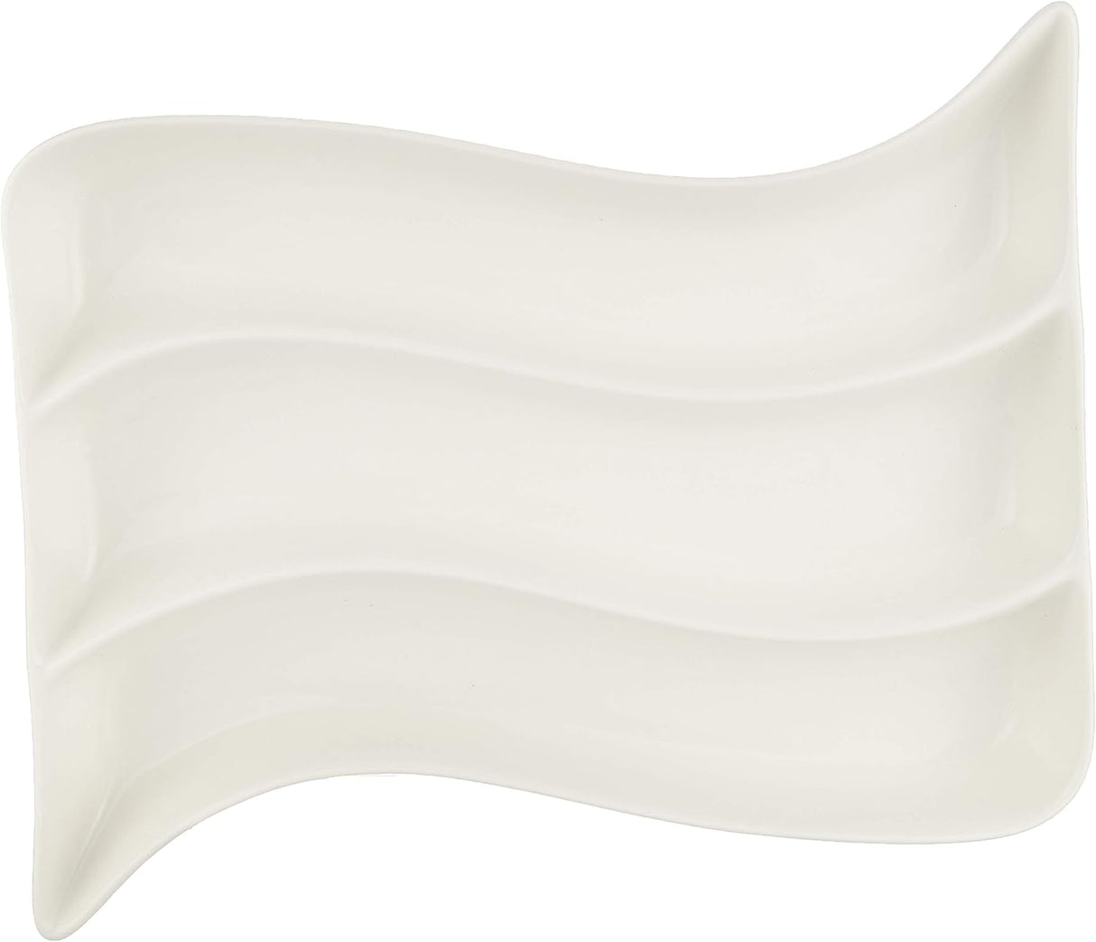 Symphony Collection – 29 cm White Ceramic Three - Section Plate - Al Kabayel Discount CentreSymphony Collection – 29 cm White Ceramic Three - Section PlatePlatesSYMPHONYAl Kabayel Discount Centre