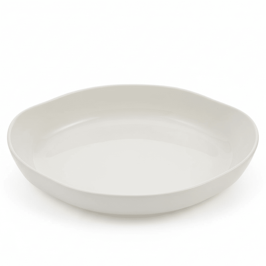 Symphony Collection – 30 cm White Ceramic Alfresco Shallow Serving Bowl with Handles - Al Kabayel Discount CentreSymphony Collection – 30 cm White Ceramic Alfresco Shallow Serving Bowl with HandlesBowlsSYMPHONYAl Kabayel Discount Centre
