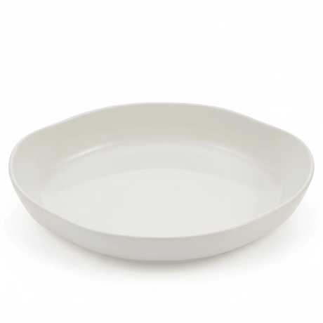 Symphony Collection – 30 cm White Ceramic Alfresco Shallow Serving Bowl with Handles - Al Kabayel Discount CentreSymphony Collection – 30 cm White Ceramic Alfresco Shallow Serving Bowl with HandlesBowlsSYMPHONYAl Kabayel Discount Centre