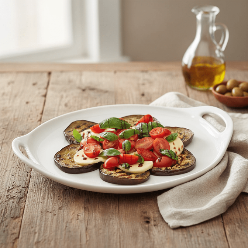 Symphony Collection – 30 x 35 cm White Ceramic Round Serving Platter with Handles - Al Kabayel Discount CentreSymphony Collection – 30 x 35 cm White Ceramic Round Serving Platter with HandlesPlatesSYMPHONYAl Kabayel Discount Centre