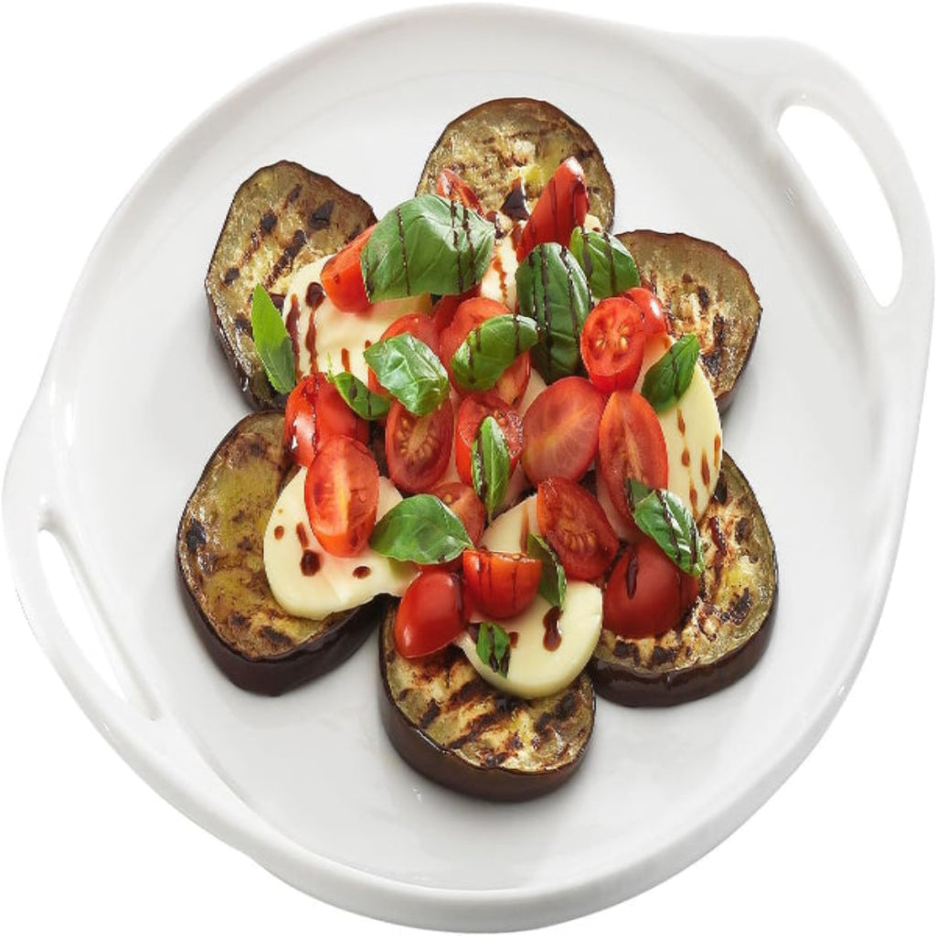 Symphony Collection – 30 x 35 cm White Ceramic Round Serving Platter with Handles - Al Kabayel Discount CentreSymphony Collection – 30 x 35 cm White Ceramic Round Serving Platter with HandlesPlatesSYMPHONYAl Kabayel Discount Centre