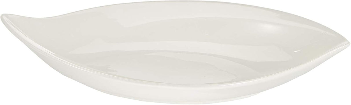 Symphony Collection – 38 cm White Ceramic Nurture Canopy Leaf Bowl - Al Kabayel Discount CentreSymphony Collection – 38 cm White Ceramic Nurture Canopy Leaf BowlBowlsSYMPHONYAl Kabayel Discount Centre