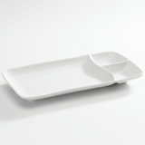 Symphony Collection – White Ceramic Three - Section Rectangular Plate (30 x 14.5 cm) - Al Kabayel Discount CentreSymphony Collection – White Ceramic Three - Section Rectangular Plate (30 x 14.5 cm)PlatesSYMPHONYAl Kabayel Discount Centre