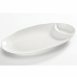 Symphony Collection – White Ceramic Two - Section Oval Plate (28 x 16 cm) - Al Kabayel Discount CentreSymphony Collection – White Ceramic Two - Section Oval Plate (28 x 16 cm)PlatesSYMPHONYAl Kabayel Discount Centre