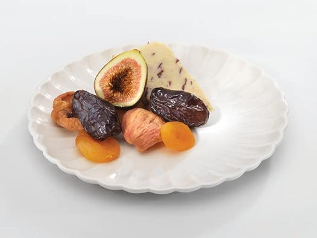 Symphony Elegant 20×1.75 cm White Ceramic Groove Tapas Plate - Al Kabayel Discount CentreSymphony Elegant 20×1.75 cm White Ceramic Groove Tapas PlatePlatesSYMPHONYAl Kabayel Discount Centre