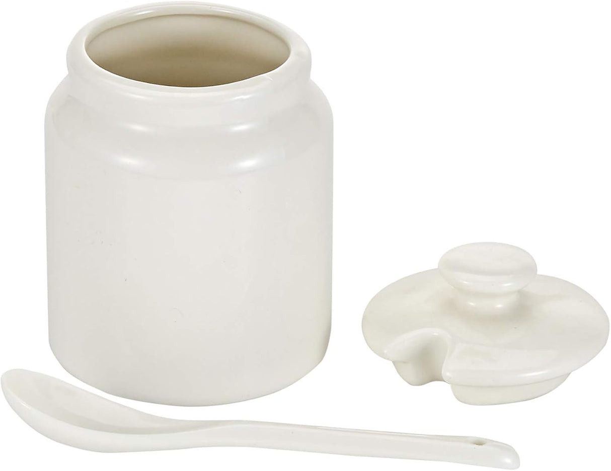Symphony Elegant 3 - Piece White Ceramic Condiment Pot Set - Al Kabayel Discount CentreSymphony Elegant 3 - Piece White Ceramic Condiment Pot SetJars & Food SaversSYMPHONYAl Kabayel Discount Centre