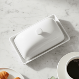Symphony Elegant Rectangular White Ceramic Butter Dish - Al Kabayel Discount CentreSymphony Elegant Rectangular White Ceramic Butter DishServing TraysSYMPHONYAl Kabayel Discount Centre