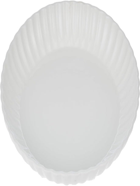 Symphony Groove 30cm White Ceramic Large Serving Bowl – Elegant Dining Tableware - Al Kabayel Discount CentreSymphony Groove 30cm White Ceramic Large Serving Bowl – Elegant Dining TablewareBowlsSYMPHONYAl Kabayel Discount Centre