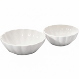 Symphony Groove Dip Set – 2 White Ceramic Dishes (10×3 cm & 8×3 cm) - Al Kabayel Discount CentreSymphony Groove Dip Set – 2 White Ceramic Dishes (10×3 cm & 8×3 cm)BowlsSYMPHONYAl Kabayel Discount Centre
