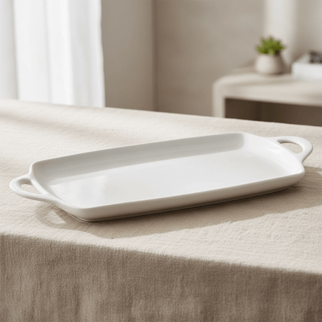 Symphony Handles Rectangle Serving Platter 40.5cm x 20cm - Al Kabayel Discount CentreSymphony Handles Rectangle Serving Platter 40.5cm x 20cmPlatesSYMPHONYAl Kabayel Discount Centre