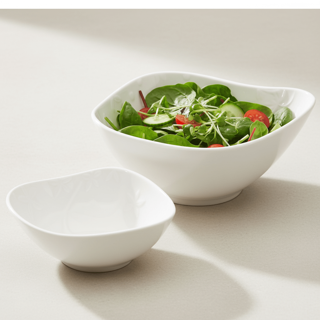 Symphony Orchard Set – 2 White Ceramic Nibble Bowls (10.3×8.7×4.1 cm & 14.3×12.6×6.3 cm) - Al Kabayel Discount CentreSymphony Orchard Set – 2 White Ceramic Nibble Bowls (10.3×8.7×4.1 cm & 14.3×12.6×6.3 cm)BowlsSYMPHONYAl Kabayel Discount Centre