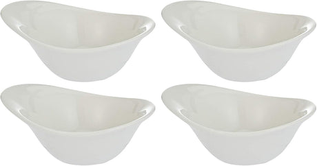 Symphony Premium White Ceramic Modern Bowls – Set of 4 (13×5 cm) - Al Kabayel Discount CentreSymphony Premium White Ceramic Modern Bowls – Set of 4 (13×5 cm)BowlsSYMPHONYAl Kabayel Discount Centre