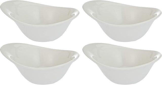 Symphony Premium White Ceramic Modern Bowls – Set of 4 (13×5 cm) - Al Kabayel Discount CentreSymphony Premium White Ceramic Modern Bowls – Set of 4 (13×5 cm)BowlsSYMPHONYAl Kabayel Discount Centre