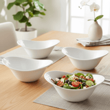 Symphony Premium White Ceramic Modern Bowls – Set of 4 (13×5 cm) - Al Kabayel Discount CentreSymphony Premium White Ceramic Modern Bowls – Set of 4 (13×5 cm)BowlsSYMPHONYAl Kabayel Discount Centre