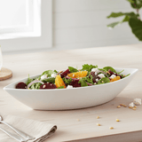 Symphony Premium White Ceramic Oval Bowl – 34 x 13 cm - Al Kabayel Discount CentreSymphony Premium White Ceramic Oval Bowl – 34 x 13 cmServing TraysSYMPHONYAl Kabayel Discount Centre