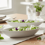 Symphony Premium White Ceramic Oval Bowl – 34 x 13 cm - Al Kabayel Discount CentreSymphony Premium White Ceramic Oval Bowl – 34 x 13 cmServing TraysSYMPHONYAl Kabayel Discount Centre