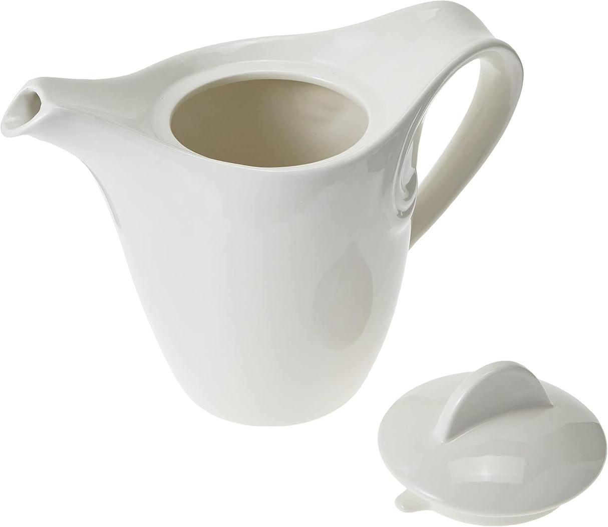 Symphony Premium White Ceramic Tea & Coffee Pot – 1 Litre - Al Kabayel Discount CentreSymphony Premium White Ceramic Tea & Coffee Pot – 1 LitreTea/Coffee PotsSYMPHONYAl Kabayel Discount Centre