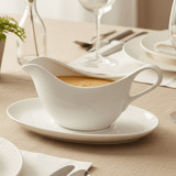 Symphony Premium White Porcelain Gravy Boat & Tray – 325 ml - Al Kabayel Discount CentreSymphony Premium White Porcelain Gravy Boat & Tray – 325 mlJars & Food SaversSYMPHONYAl Kabayel Discount Centre