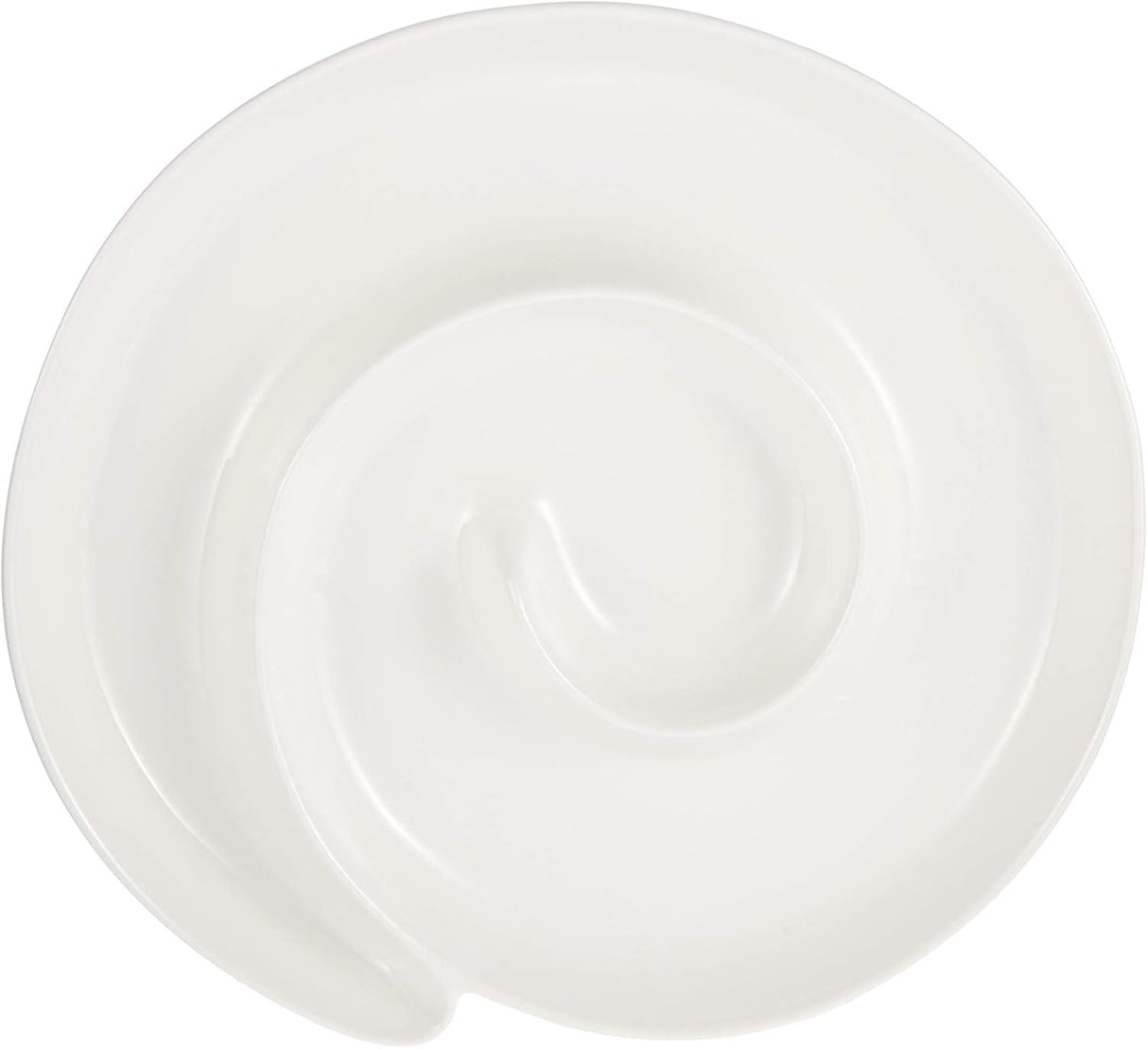Symphony Spiral 27 cm White Serving Plate (Ceramic Material Construction) - Al Kabayel Discount CentreSymphony Spiral 27 cm White Serving Plate (Ceramic Material Construction)PlatesSYMPHONYAl Kabayel Discount Centre