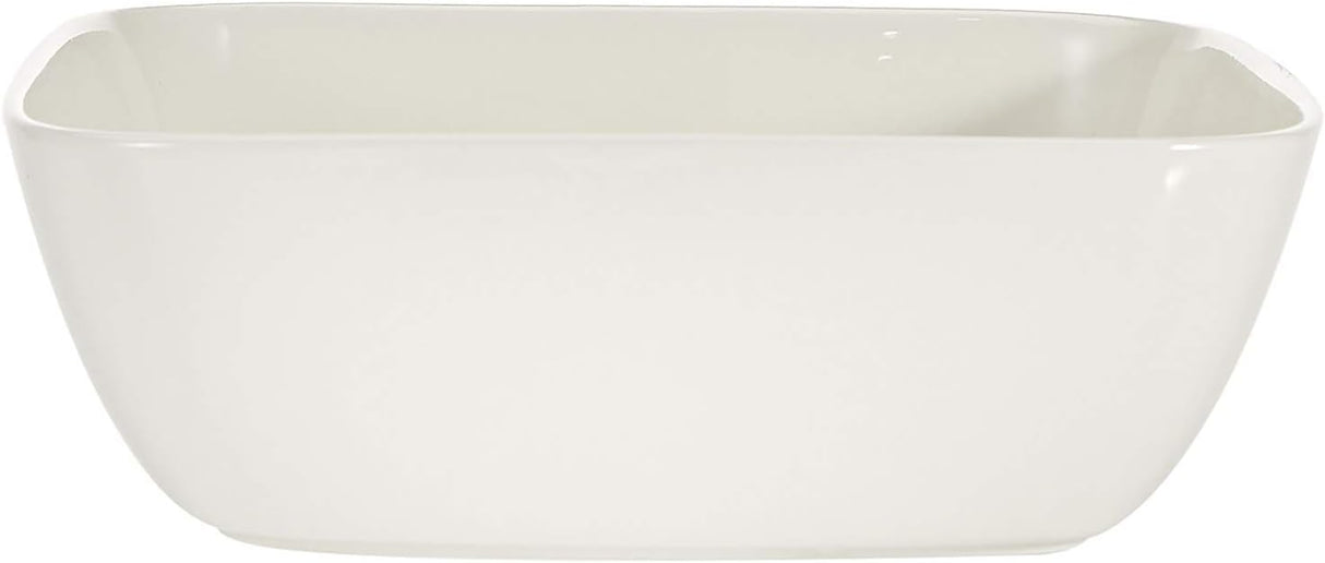 Symphony White Ceramic Bowl – 25 cm Square Design - Al Kabayel Discount CentreSymphony White Ceramic Bowl – 25 cm Square DesignBowlsSYMPHONYAl Kabayel Discount Centre