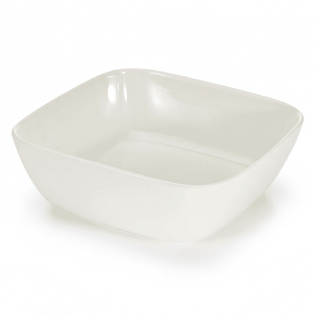 Symphony White Ceramic Bowl – 25 cm Square Design - Al Kabayel Discount CentreSymphony White Ceramic Bowl – 25 cm Square DesignBowlsSYMPHONYAl Kabayel Discount Centre