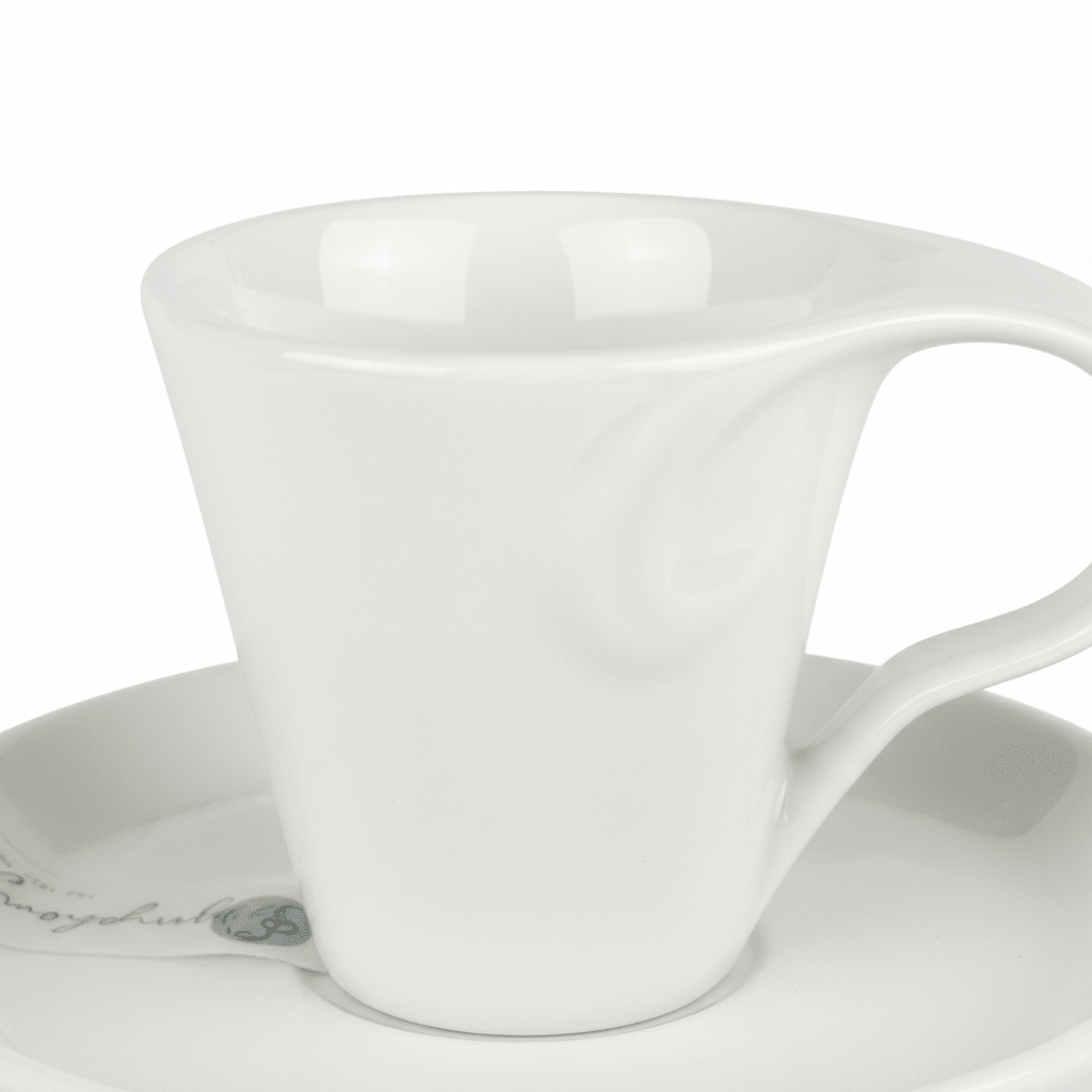 Symphony White Ceramic Espresso Cup & Saucer Set — 80ml - Al Kabayel Discount CentreSymphony White Ceramic Espresso Cup & Saucer Set — 80mlTea/Coffee SetsSYMPHONYAl Kabayel Discount Centre