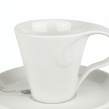 Symphony White Ceramic Espresso Cup & Saucer Set — 80ml - Al Kabayel Discount CentreSymphony White Ceramic Espresso Cup & Saucer Set — 80mlTea/Coffee SetsSYMPHONYAl Kabayel Discount Centre
