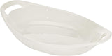 Symphony White Ceramic Oval Gratin Dish – 25 cm Handled Serving Dish - Al Kabayel Discount CentreSymphony White Ceramic Oval Gratin Dish – 25 cm Handled Serving DishServing TraysSYMPHONYAl Kabayel Discount Centre