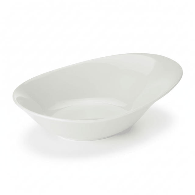Symphony White Ceramic Pebble - Shaped Bowl – 26×20×6.8 cm - Al Kabayel Discount CentreSymphony White Ceramic Pebble - Shaped Bowl – 26×20×6.8 cmBowlsSYMPHONYAl Kabayel Discount Centre