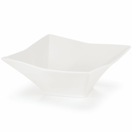 Symphony White Ceramic Square Bowl for Dining – 21 cm - Al Kabayel Discount CentreSymphony White Ceramic Square Bowl for Dining – 21 cmBowlsSYMPHONYAl Kabayel Discount Centre