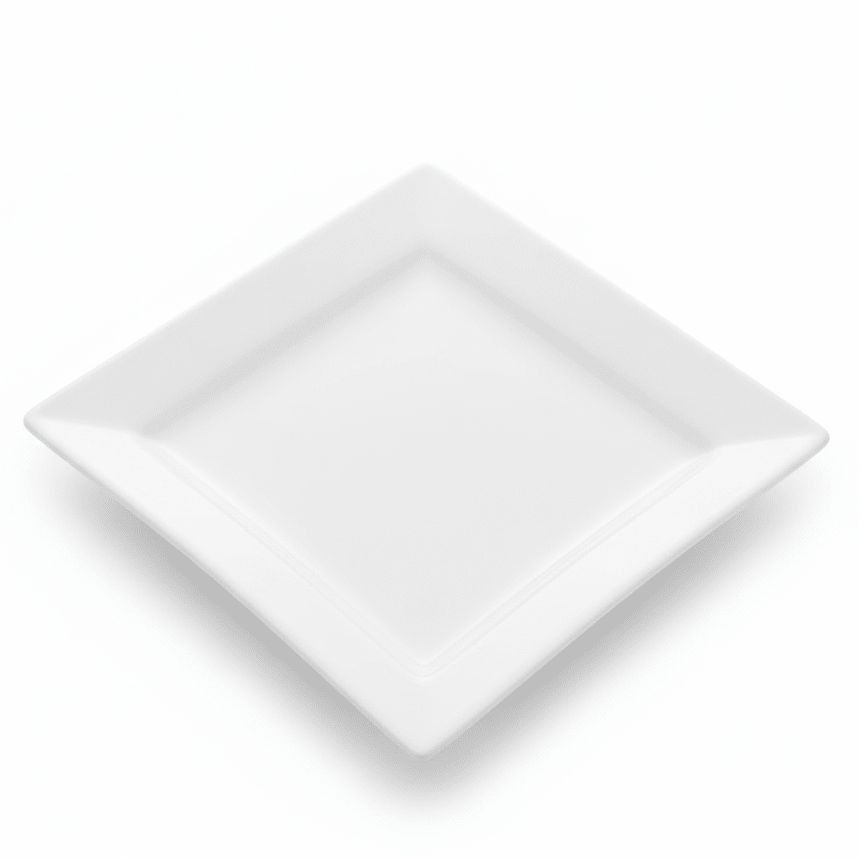 Symphony White Square Side Plate – 19 cm Stylish Ceramic Appetizer & Dessert Plate for Home and Restaurant Use - Al Kabayel Discount CentreSymphony White Square Side Plate – 19 cm Stylish Ceramic Appetizer & Dessert Plate for Home and Restaurant UsePlatesSYMPHONYAl Kabayel Discount Centre