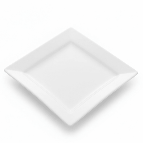 Symphony White Square Side Plate – 19 cm Stylish Ceramic Appetizer & Dessert Plate for Home and Restaurant Use - Al Kabayel Discount CentreSymphony White Square Side Plate – 19 cm Stylish Ceramic Appetizer & Dessert Plate for Home and Restaurant UsePlatesSYMPHONYAl Kabayel Discount Centre