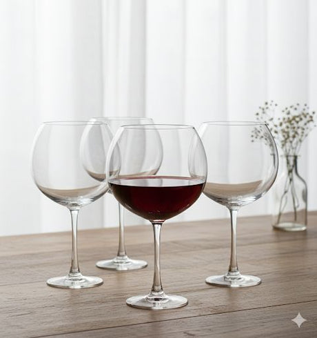 Table Setter 4pcs Glass Wine Goblet 25oz, Clear & Transparent - Al Kabayel Discount CentreTable Setter 4pcs Glass Wine Goblet 25oz, Clear & TransparentDrinkware SetsTABLE SETTERAl Kabayel Discount Centre