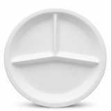 Taiyo White Round Sectioned Ceramic Plate – 9.5 Inch Durable Divider Plate for Serving Multiple Food Items - Al Kabayel Discount CentreTaiyo White Round Sectioned Ceramic Plate – 9.5 Inch Durable Divider Plate for Serving Multiple Food ItemsPlatesTAIYOAl Kabayel Discount Centre