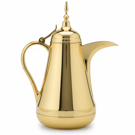 Taknas Compact Gold Vacuum Flask, Portable Double Wall Insulated Bottle for Hot & Cold Use – 0.6 Liter - Al Kabayel Discount CentreTaknas Compact Gold Vacuum Flask, Portable Double Wall Insulated Bottle for Hot & Cold Use – 0.6 LiterThermosTAKNASAl Kabayel Discount Centre