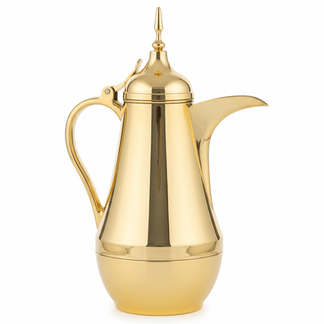 Taknas Premium Gold Insulated Thermal Flask, Durable Double Wall Design for Tea & Coffee – 1 Liter - Al Kabayel Discount CentreTaknas Premium Gold Insulated Thermal Flask, Durable Double Wall Design for Tea & Coffee – 1 LiterThermosTAKNASAl Kabayel Discount Centre