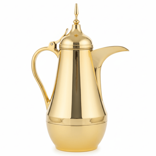 Taknas Premium Gold Insulated Thermal Flask, Durable Double Wall Design for Tea & Coffee – 1 Liter - Al Kabayel Discount CentreTaknas Premium Gold Insulated Thermal Flask, Durable Double Wall Design for Tea & Coffee – 1 LiterThermosTAKNASAl Kabayel Discount Centre