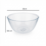 Taliona Glass Mixing Bowl 1.5L – 19 × 9.6 cm - Al Kabayel Discount CentreTaliona Glass Mixing Bowl 1.5L – 19 × 9.6 cmBowlsTALIONAAl Kabayel Discount Centre