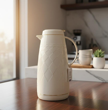 Taminoo 2 Litre Vacuum Flask Cream Color – Heavy - Duty, Leak - Proof & Keeps Beverages Hot or Cold for Hours - Al Kabayel Discount CentreTaminoo 2 Litre Vacuum Flask Cream Color – Heavy - Duty, Leak - Proof & Keeps Beverages Hot or Cold for HoursThermosTAMINOOAl Kabayel Discount Centre