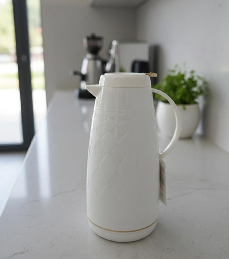 Taminoo 2 Litre Vacuum Flask White Color – Stylish, BPA Free & Ideal for Home and Office Use - Al Kabayel Discount CentreTaminoo 2 Litre Vacuum Flask White Color – Stylish, BPA Free & Ideal for Home and Office UseThermosTAMINOOAl Kabayel Discount Centre