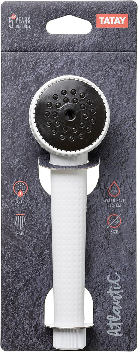 Tatay Atlantic White Hand Shower – Modern Bathroom Spray Head - Al Kabayel Discount CentreTatay Atlantic White Hand Shower – Modern Bathroom Spray HeadKitchen & Bath FixturesTATAYAl Kabayel Discount Centre