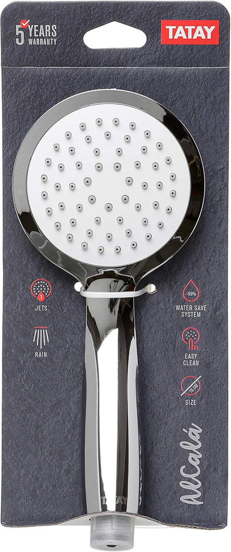 Tatay Stainless Steel Alcala Chrome Hand Shower – Sleek High - Pressure Handheld Showerhead - Al Kabayel Discount CentreTatay Stainless Steel Alcala Chrome Hand Shower – Sleek High - Pressure Handheld ShowerheadKitchen & Bath FixturesTATAYAl Kabayel Discount Centre