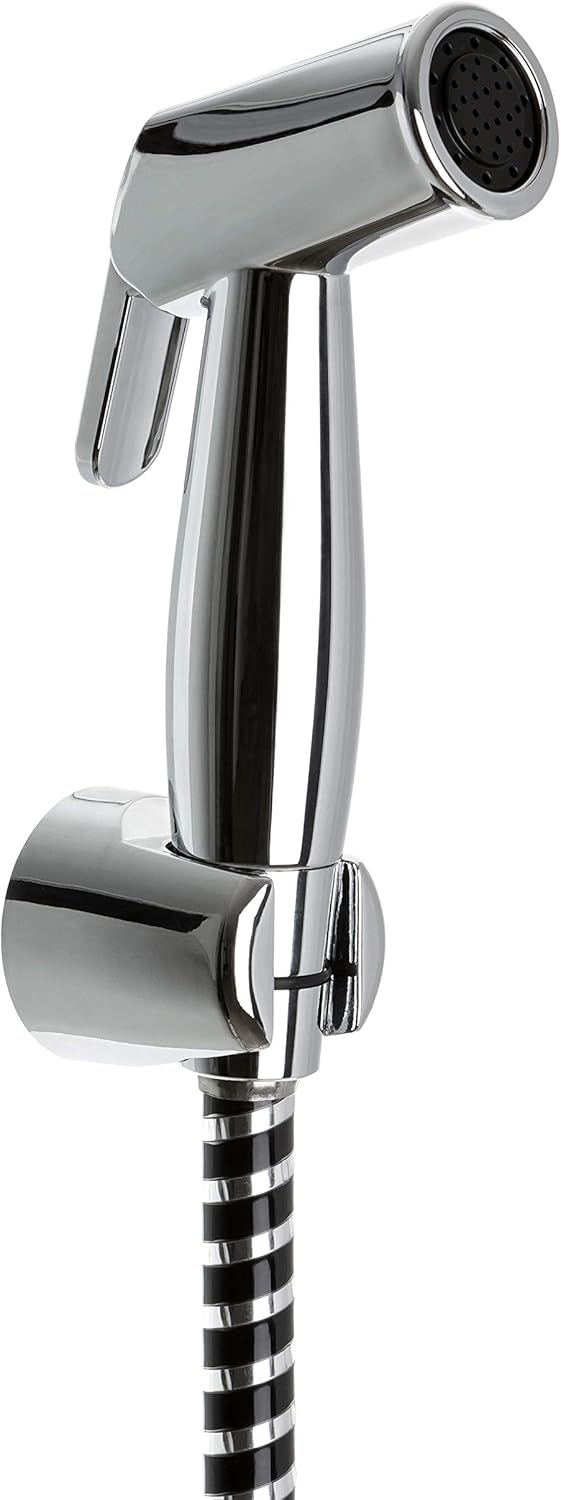 Tatay Stainless Steel Chess Chrome Shattaf Kit – Modern Bathroom Bidet Spray Set - Al Kabayel Discount CentreTatay Stainless Steel Chess Chrome Shattaf Kit – Modern Bathroom Bidet Spray SetKitchen & Bath FixturesTATAYAl Kabayel Discount Centre