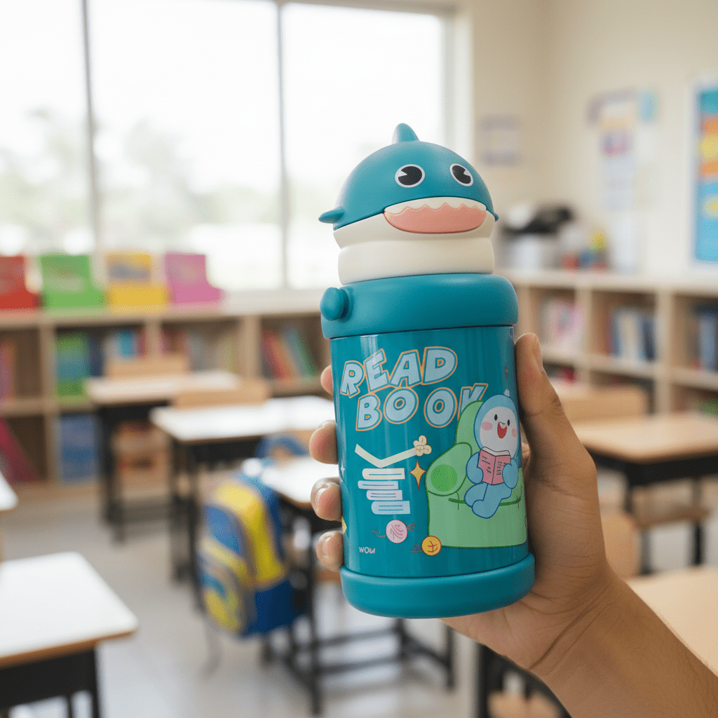 Teal Blue Plastic Water Bottle with Premium Elegant Cap Design – 550 ml - Al Kabayel Discount CentreTeal Blue Plastic Water Bottle with Premium Elegant Cap Design – 550 mlWater BottlesAKDCAl Kabayel Discount Centre