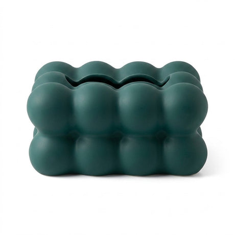 Teal Green Bubble Cluster Ceramic Napkin Holder – 20×16×10 cm - Al Kabayel Discount CentreTeal Green Bubble Cluster Ceramic Napkin Holder – 20×16×10 cmNapkin Holders & Tissue BoxAKDCAl Kabayel Discount Centre