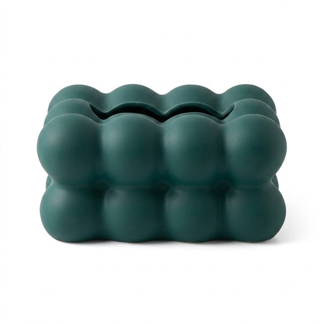 Teal Green Bubble Cluster Ceramic Napkin Holder – 20×16×10 cm - Al Kabayel Discount CentreTeal Green Bubble Cluster Ceramic Napkin Holder – 20×16×10 cmNapkin Holders & Tissue BoxAKDCAl Kabayel Discount Centre