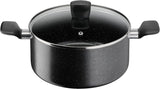 Tefal Dark Stone 9 pc set Non-stick Cooking Set, Safe coating Cookware, Heat indicator, Ergonomic handles, Glass lid - Al Kabayel Discount CentreTefal Dark Stone 9 pc set Non-stick Cooking Set, Safe coating Cookware, Heat indicator, Ergonomic handles, Glass lidCookware SetTEFALAl Kabayel Discount Centre