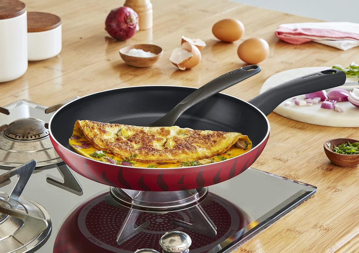 Tefal Tempo Flame 20cm Non - Stick Frying Pan with Thermo Spot – Red Aluminium (C3040283) - Al Kabayel Discount CentreTefal Tempo Flame 20cm Non - Stick Frying Pan with Thermo Spot – Red Aluminium (C3040283)Frying Pans & SkilletsTEFALAl Kabayel Discount Centre
