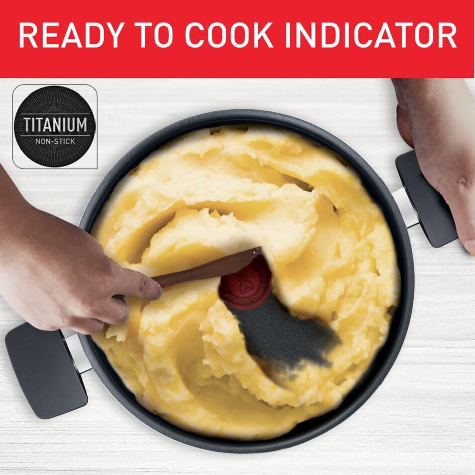 Tefal Tempo Flame 30cm Non - Stick Stewpot with Lid – Red Finish - Al Kabayel Discount CentreTefal Tempo Flame 30cm Non - Stick Stewpot with Lid – Red FinishWoksTEFALAl Kabayel Discount Centre